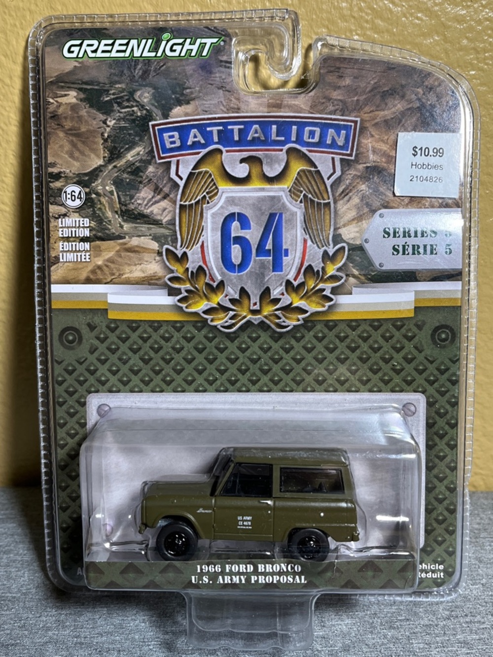 1/64 1966 Bronco, U.S. Army Proposal, Battalion 64 Series 5 61050-D